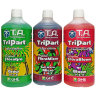 TriPart Set набор по 1л купить удобрения TERRA AQUATICA для гидры.  Цена трипарт флора и инструкции по применению магазин Корень