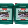 Hydro Flores SW A+B удобрение Canna для мягкой воды объемом 2 х 5 л для стадии цветения двухкомпонентное для нереверсивных систем гидропоники большой объем цена купить спб магазин Корень